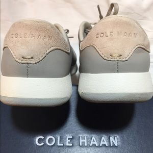 Cole haan light grey leather sneakers